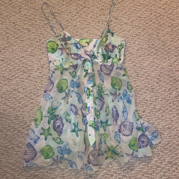 Victoria's Secret Other - Vintage 90’s Victoria's Secret Sea Life Teddy - Green and Blue